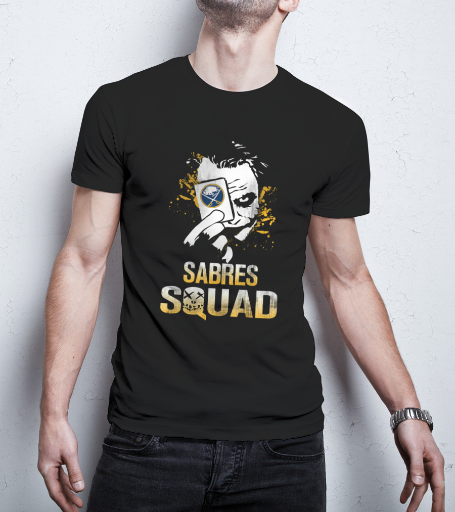 Sabres Squad Joker Buffalo Sabres Fan Card T-Shirt