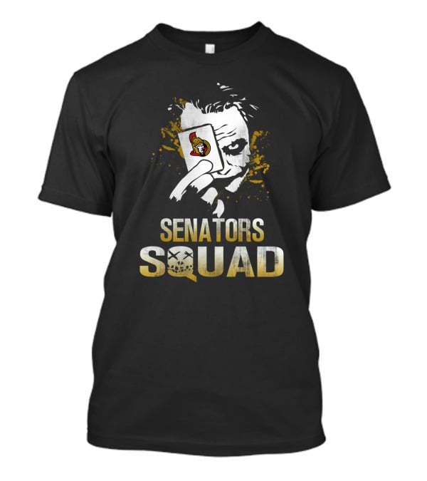 Ottawa Senators Fans Joker Card Senators Squad T-Shirt