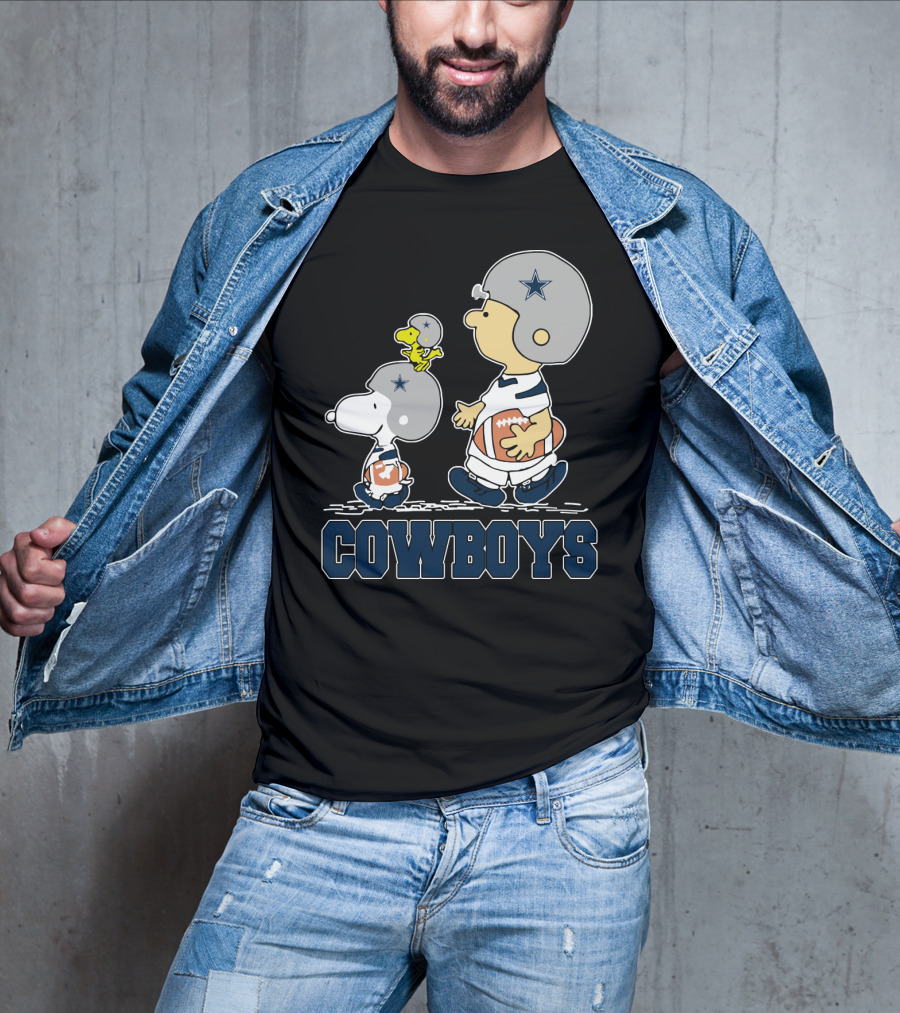 Cowboys Snoopy And Friends Dallas Football Fans T-Shirt