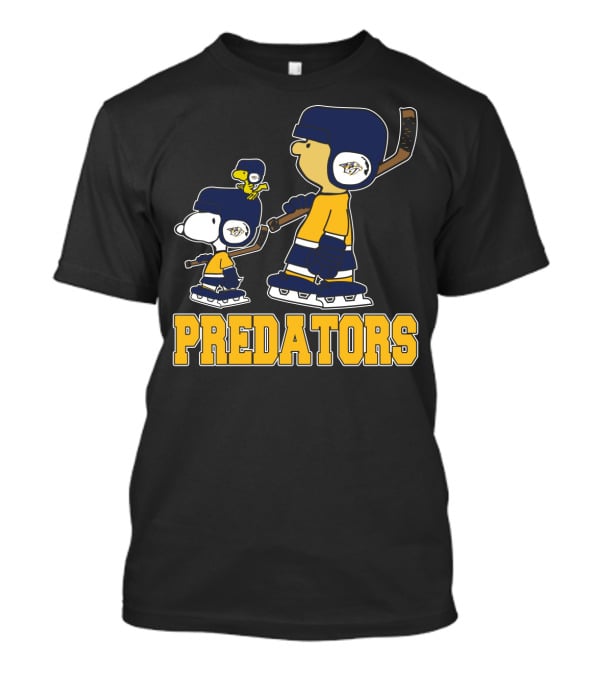 Nashville Predators Snoopy Woodstock Hockey Fans T-Shirt
