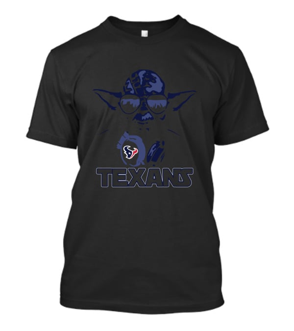 Yoda Houston Texans Fans Star Wars T-Shirt