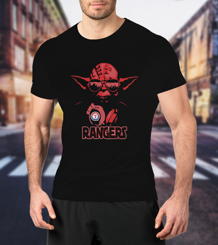 Yoda Rangers Star Wars Texas Fans T-Shirt