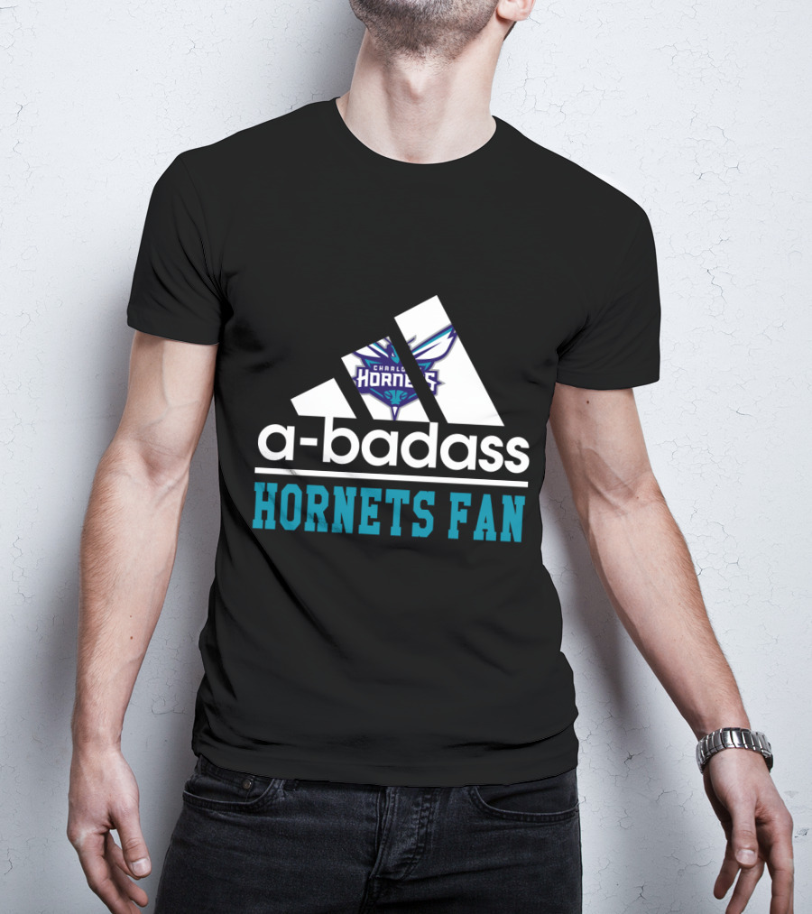 Charlotte Hornets Badass Hornets Fan T-Shirt