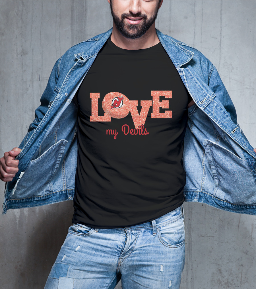 Love My Devils New Jersey Devils Fan Enthusiast T-Shirt