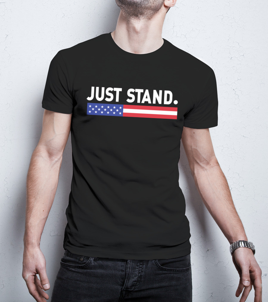 Just Stand American Flag T-Shirt