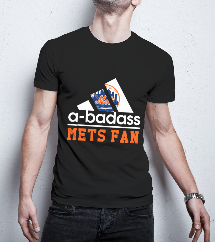 A-Badass Mets Fan New York Mets T-Shirt