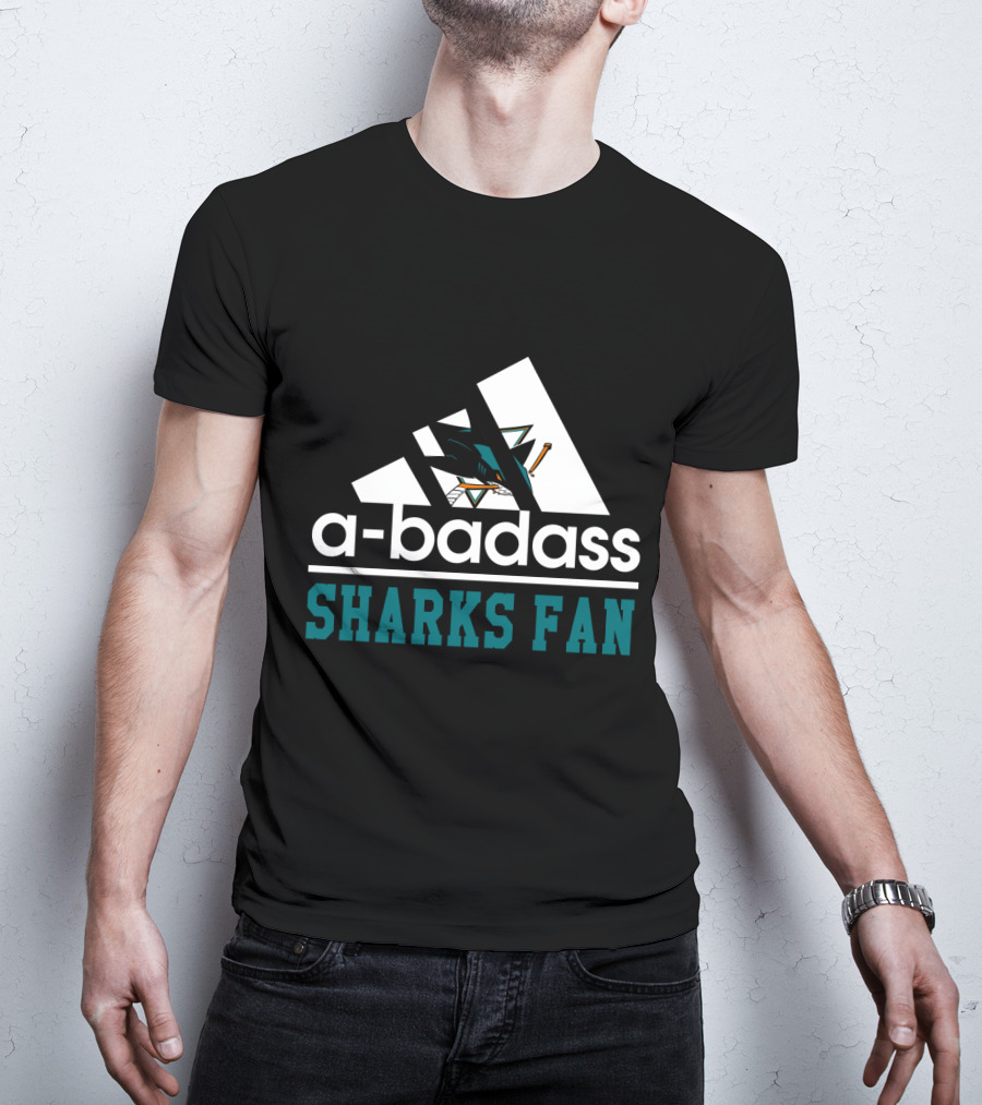A-Badass Sharks Fan San Jose Sharks T-Shirt
