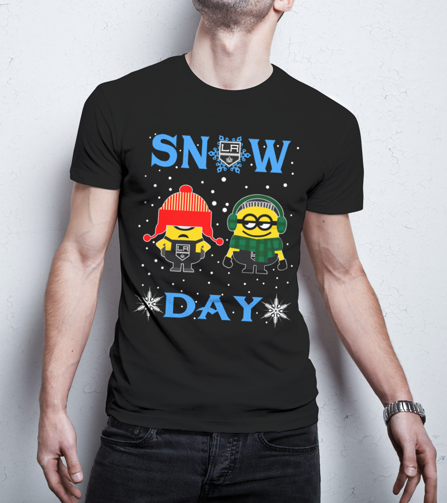 Snow Day La Kings Minions Winter Fun T-Shirt