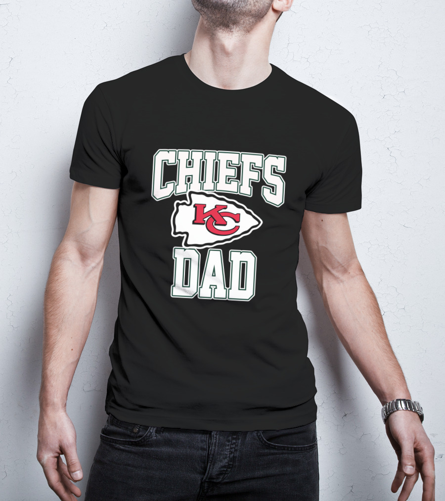 Chiefs Dad Kansas City Father's Day T-Shirt