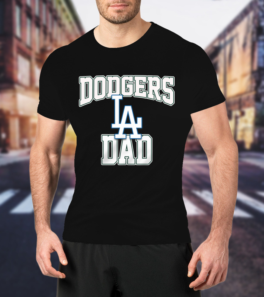 Dodgers LA Dad Baseball T-Shirt