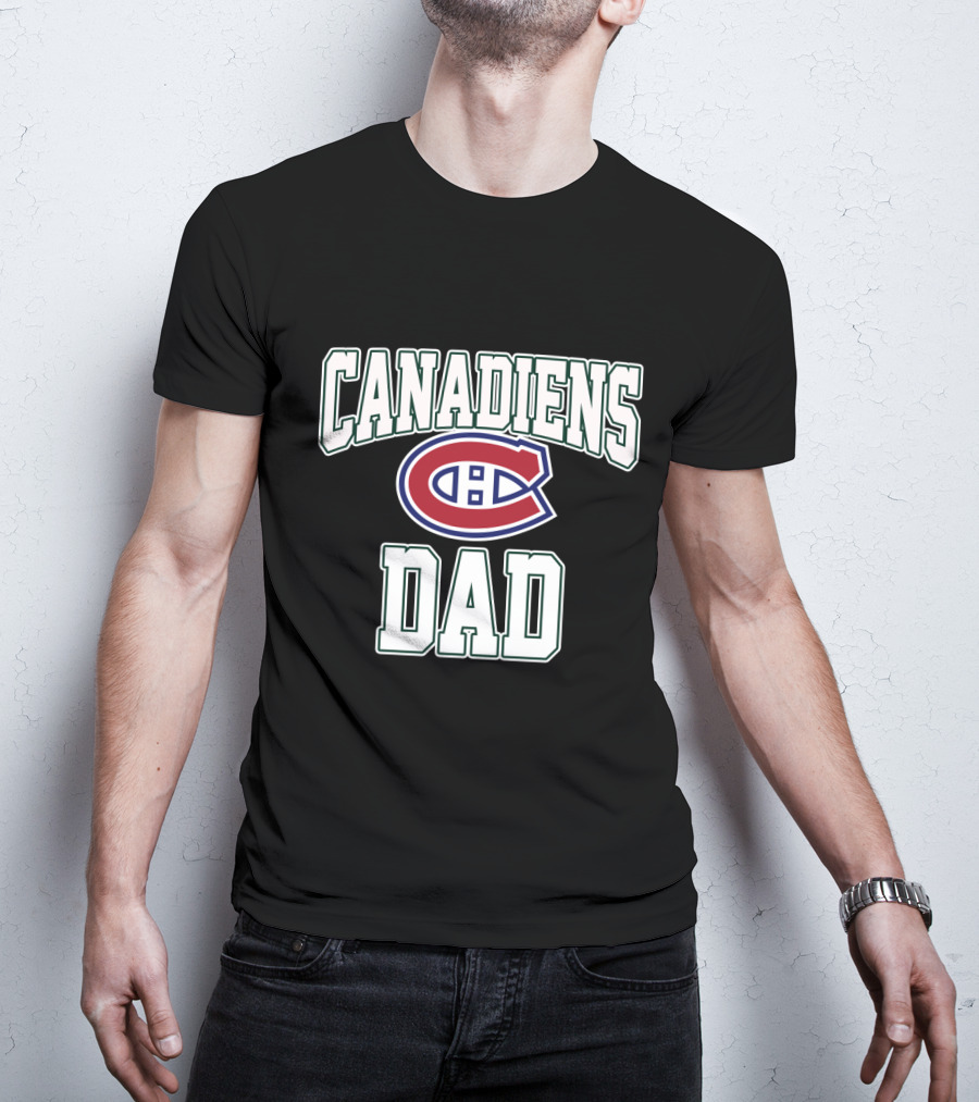 Canadiens Dad Montreal Hockey Team T-Shirt