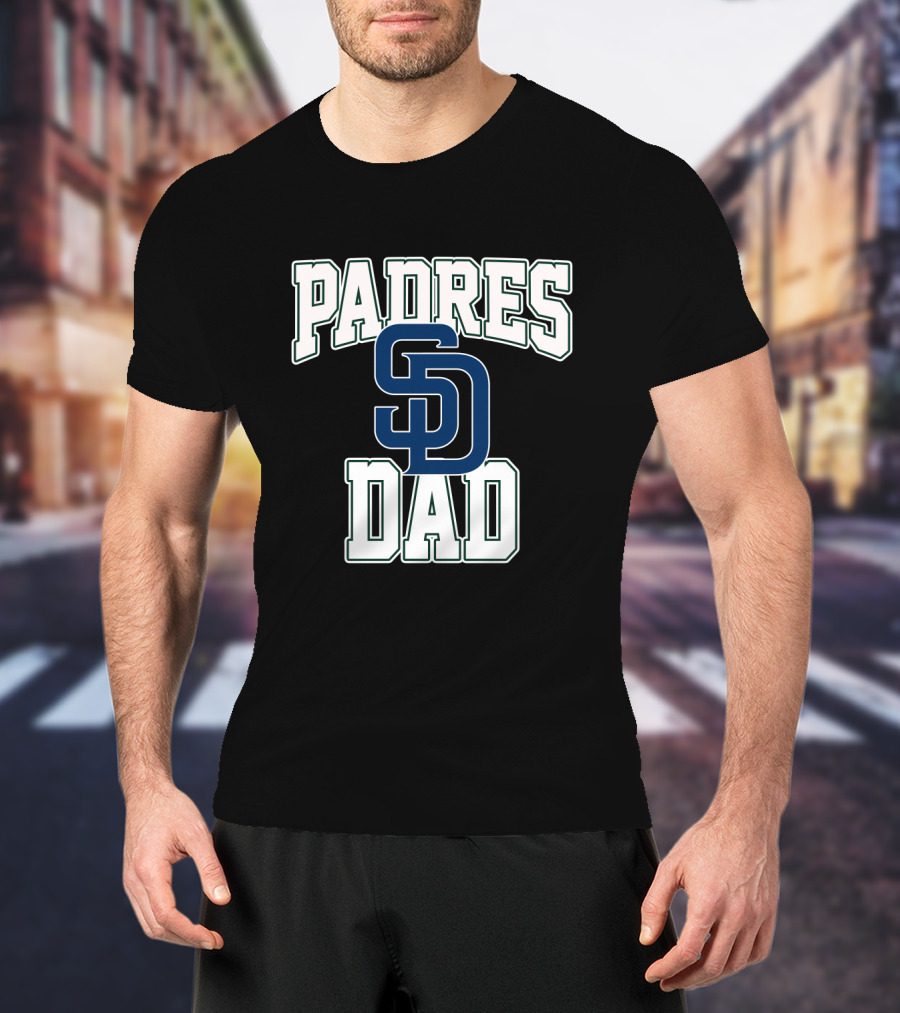 Padres Dad San Diego Baseball Fan Gear T-Shirt
