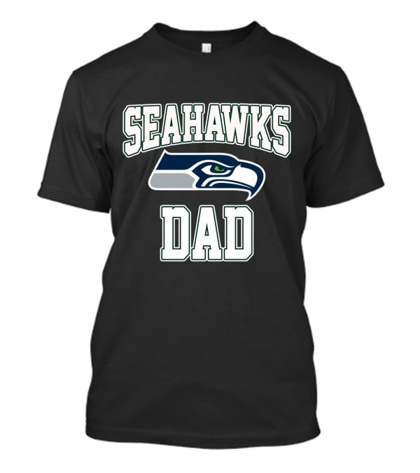 Seattle Seahawks Dad Father's Day Gift T-Shirt