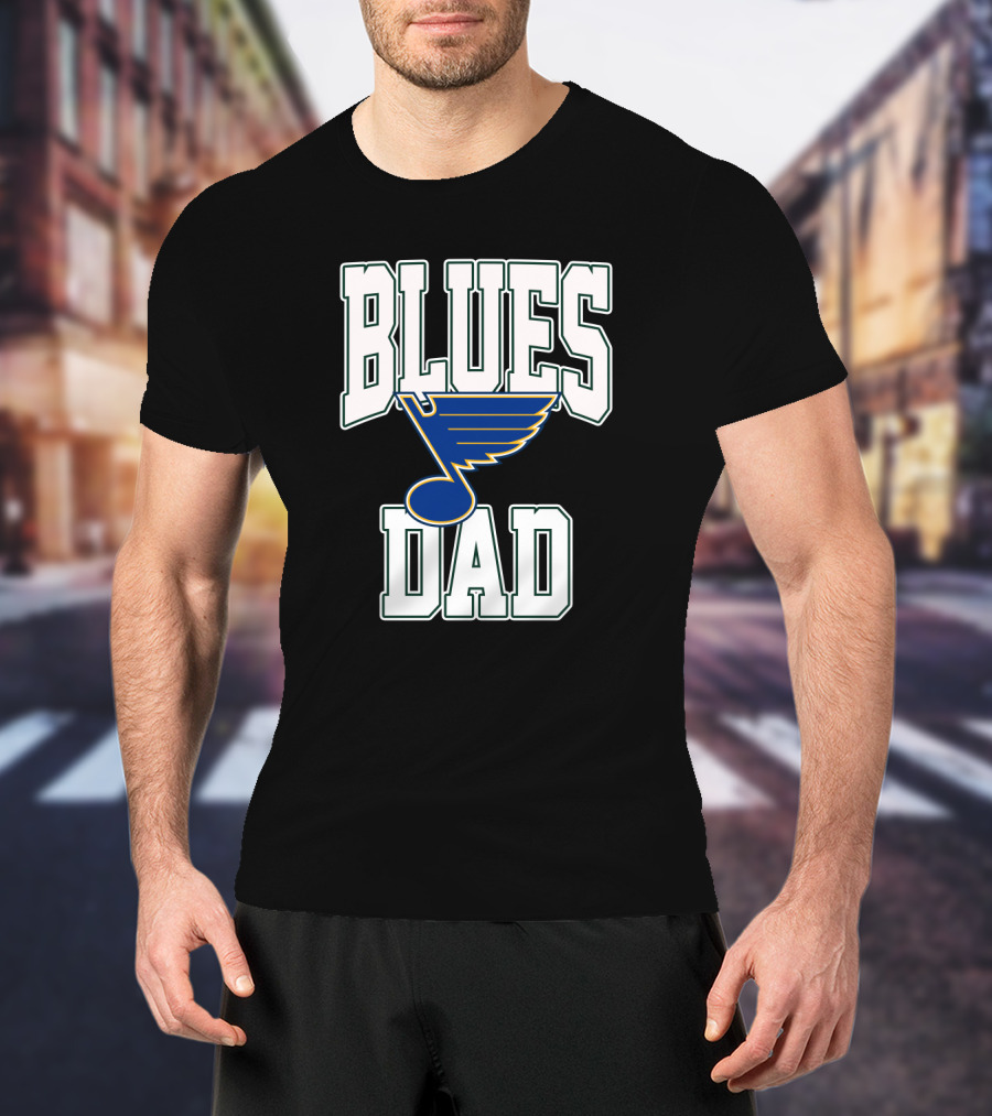 Blues Dad St Louis Hockey Team T-Shirt