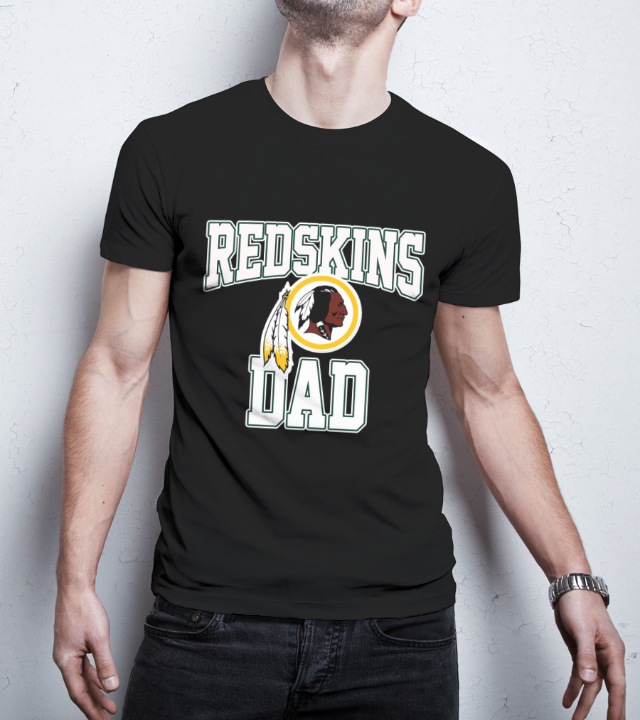 Redskins Dad Father's Day Gift For Washington Football Fans T-Shirt