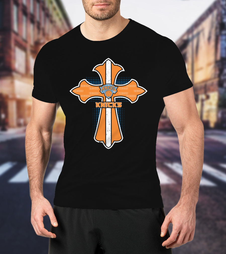 Knicks Cross For Jesus And New York Fans T-Shirt