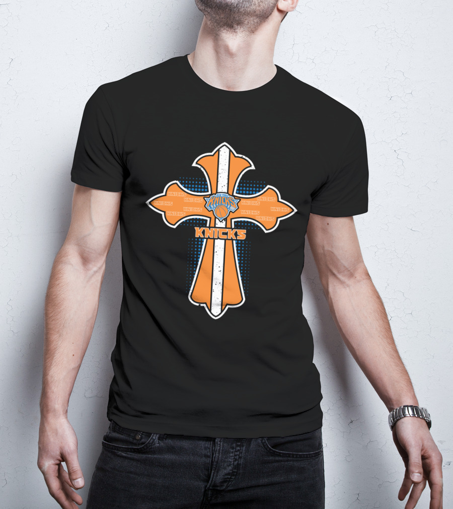Knicks Cross For Jesus And New York Fans T-Shirt