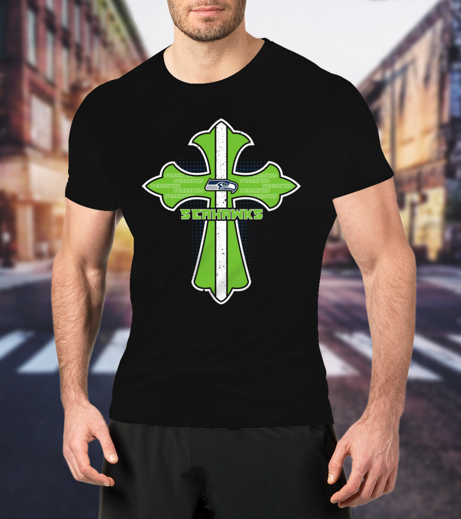 Seahawks Cross For Jesus Seattle Fans T-Shirt
