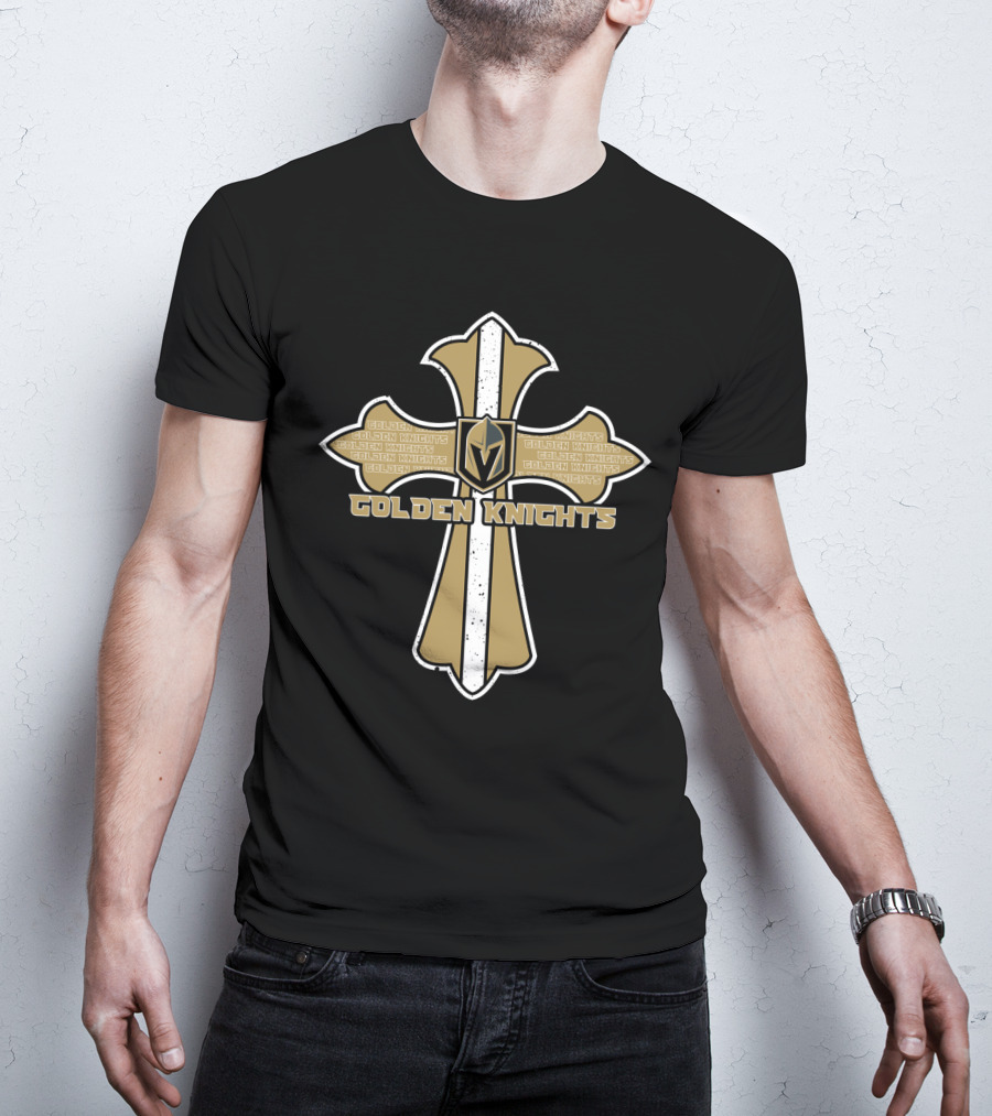 Golden Knights Cross For Vegas Golden Knights Fans T-Shirt