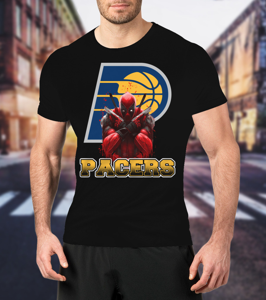 Indiana Pacers Deadpool Crossover For Fans T-Shirt
