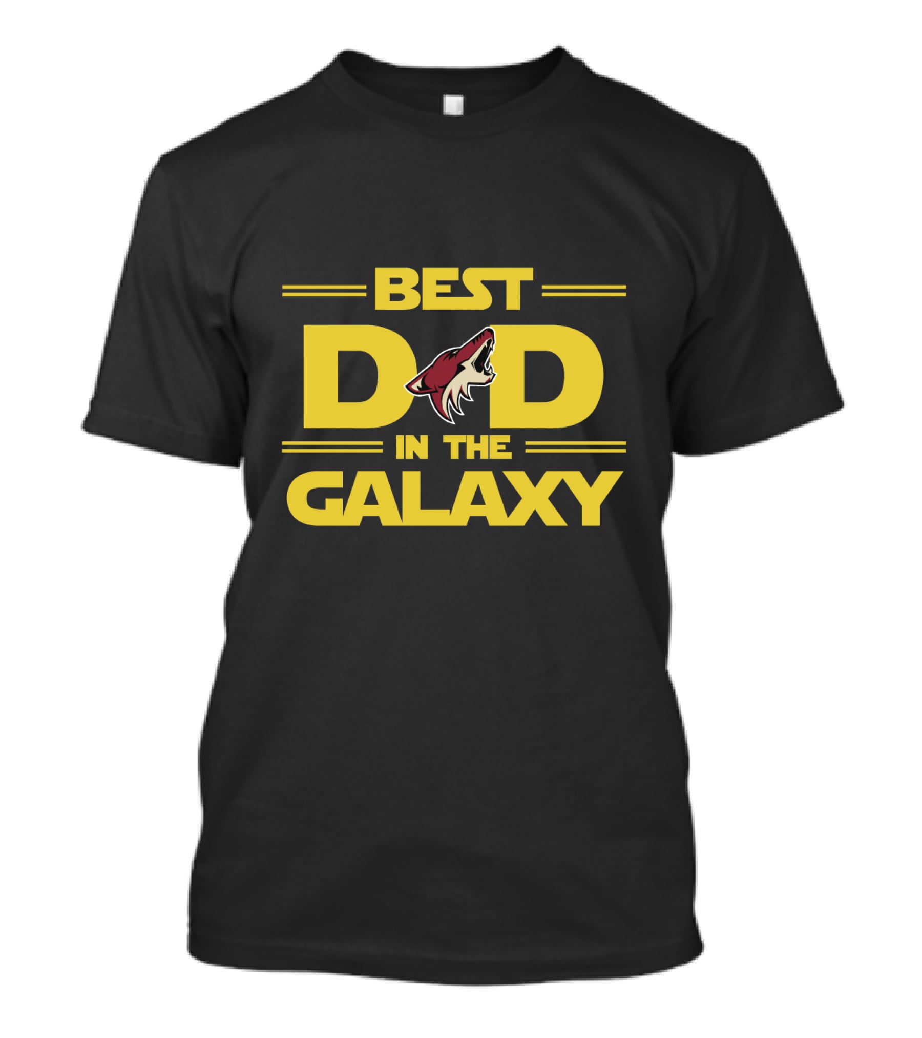 Best Arizona Coyotes Dad In The Galaxy Star Wars Inspired T-Shirt