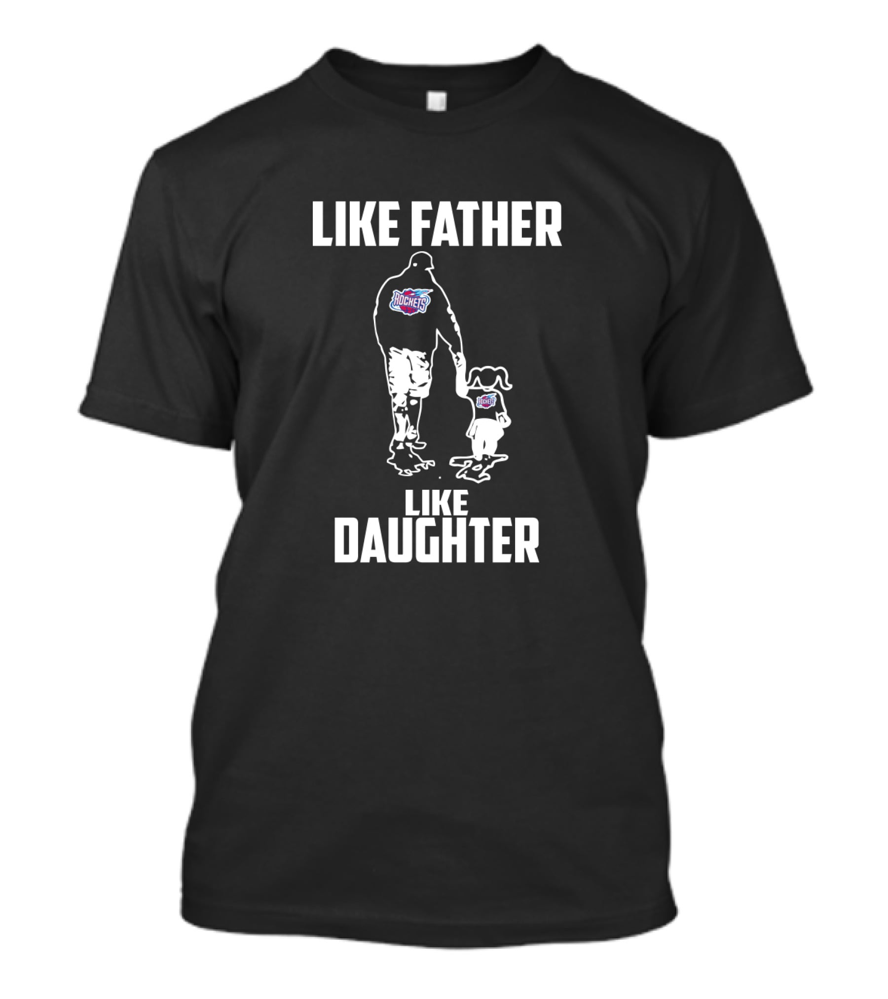 Houston Rockets Like Father Like Daughter Family Basketball Bond T-Shirt