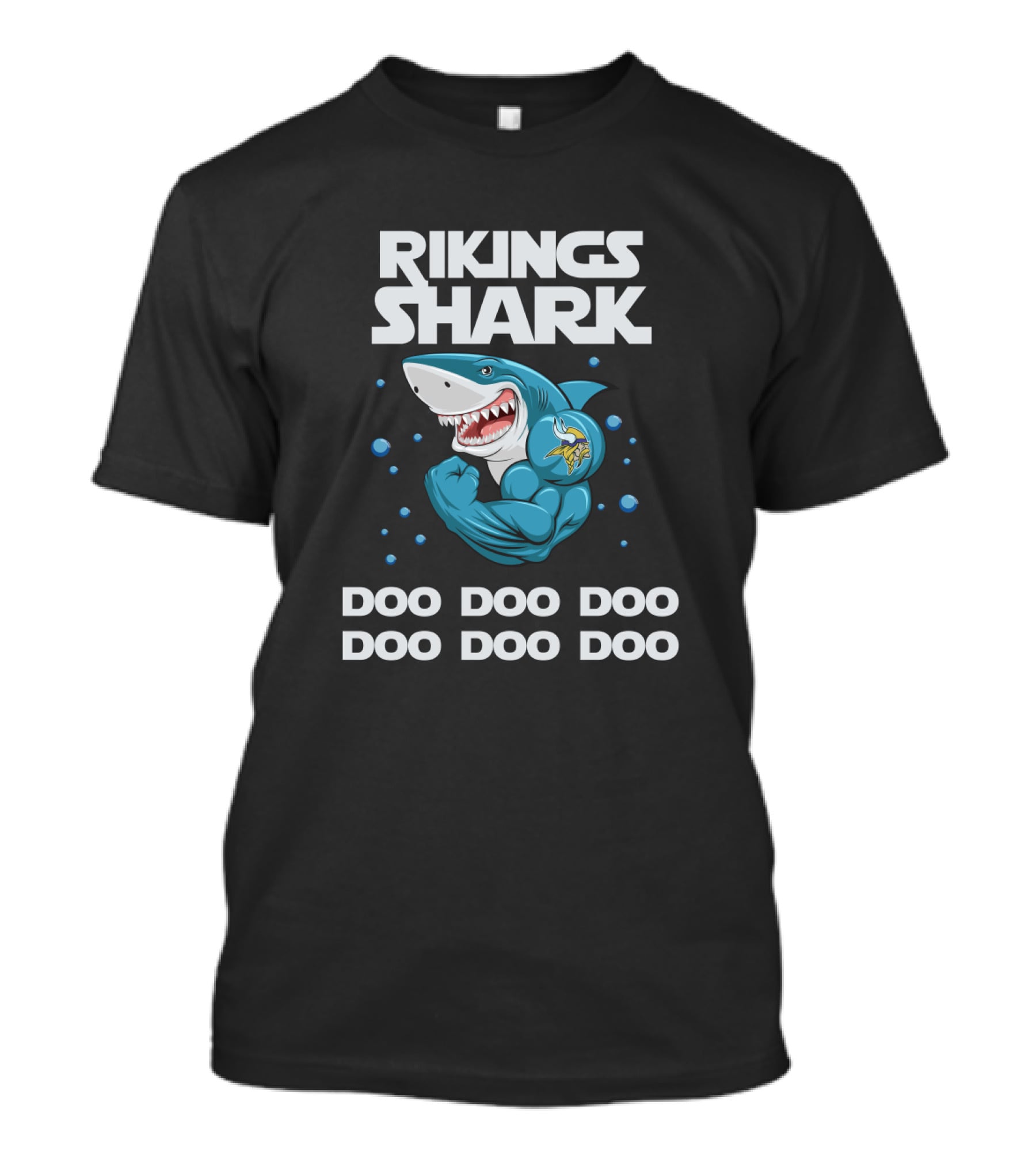 Vikings Shark Doo Doo Doo Doo Doo Doo Nfl T-Shirt