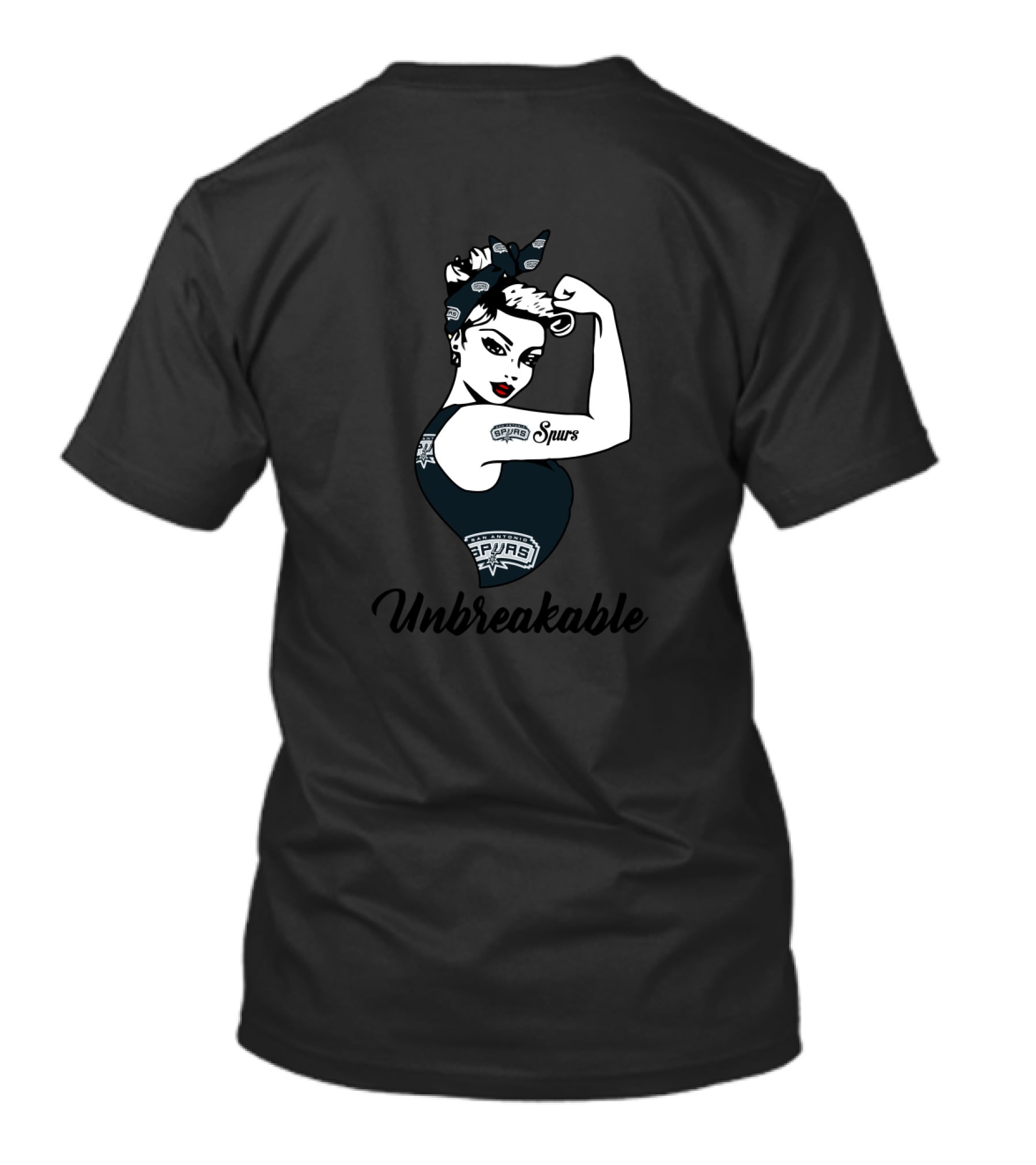 San Antonio Spurs Unbreakable Strong Girl T-Shirt