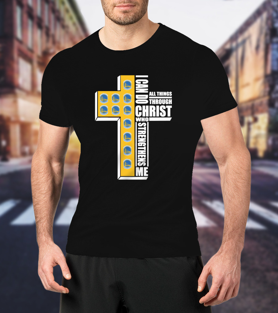 I Can Do All Things Through Christ Warriors Logos T-Shirt