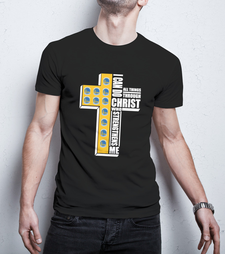 I Can Do All Things Through Christ Warriors Logos T-Shirt