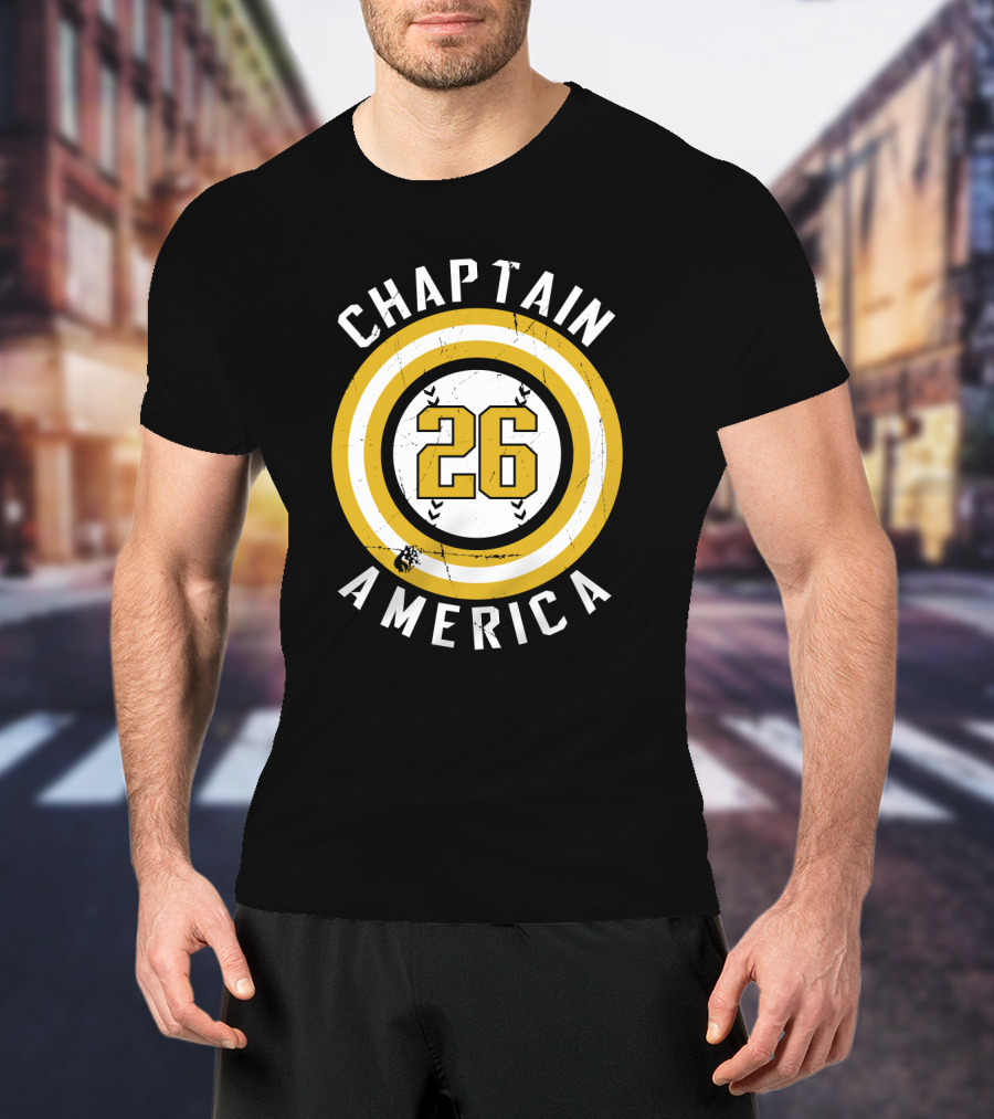 Chaplain America 26 Oakland Athletics Fans Baseball-Themed T-Shirt