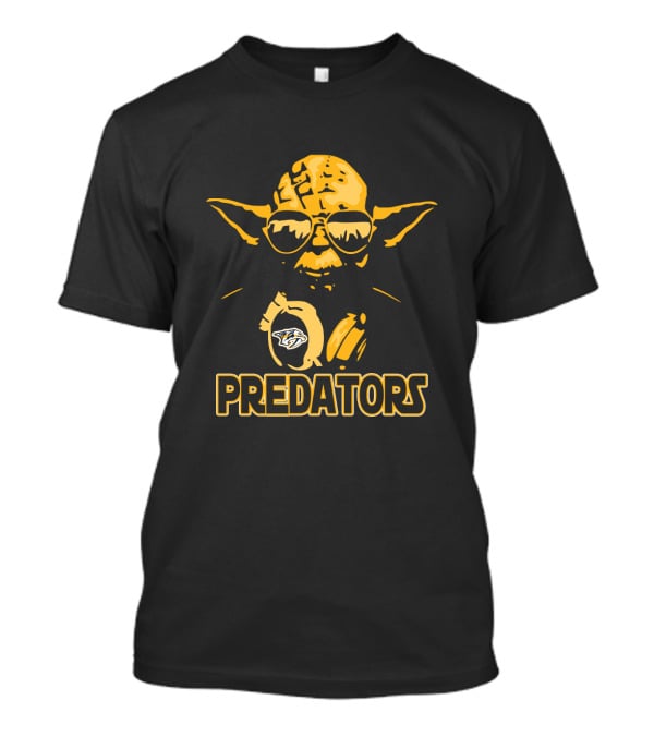 Yoda Nashville Predators Star Wars Fans Predators T-Shirt