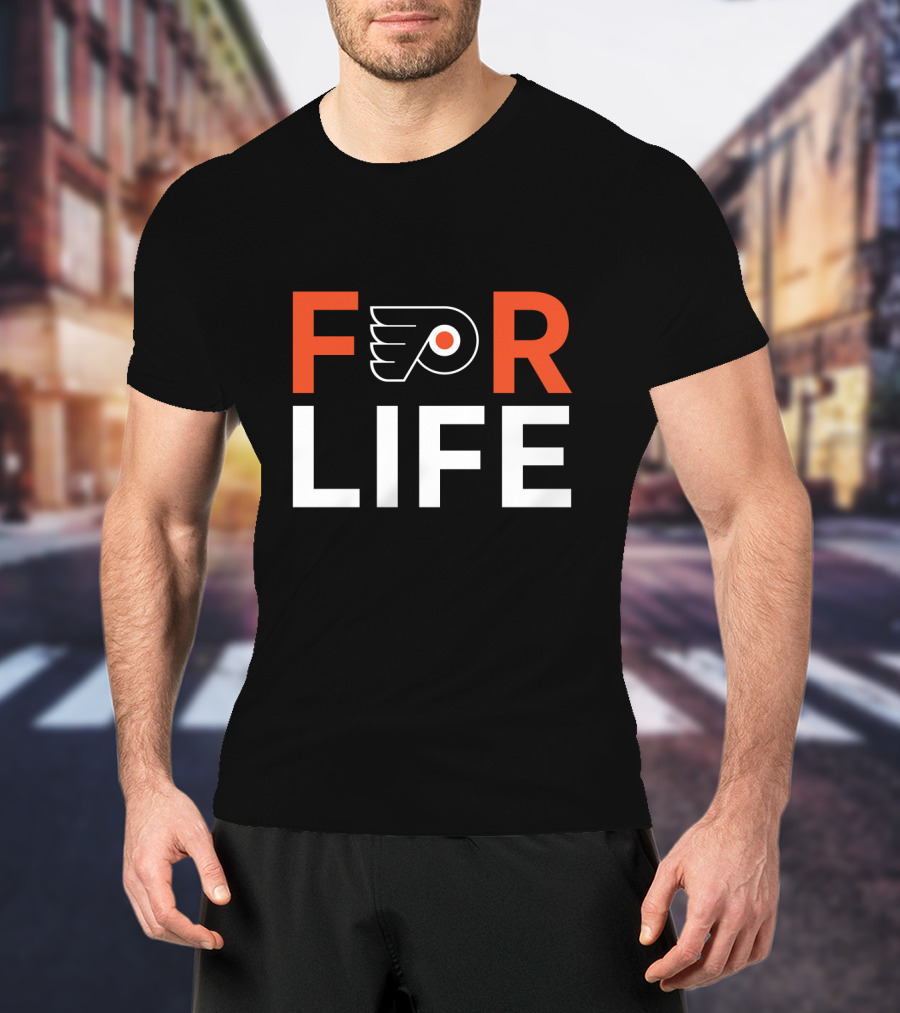 Philadelphia Flyers For Life Fan Loyalty T-Shirt