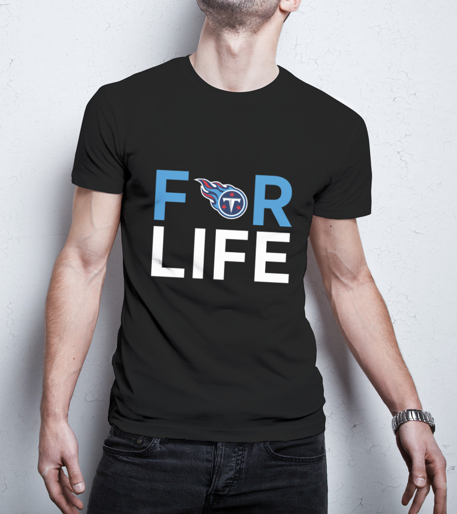 Tennessee Titans F Logo For Life Loyalty Fan Base T-Shirt