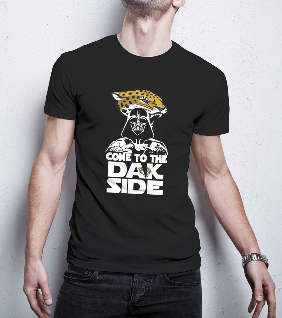 Come To The Dark Side Darth Vader Jacksonville Jaguars Fans T-Shirt