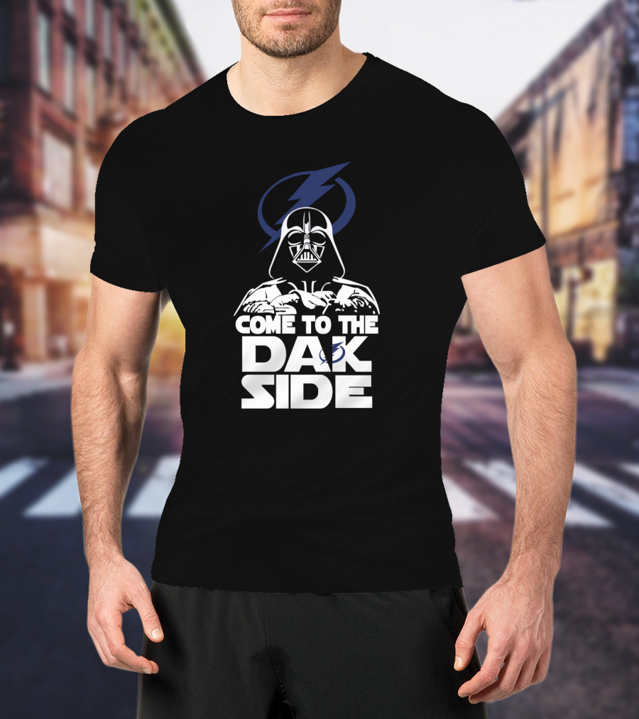 Darth Vader Come To The DAK Side Tampa Bay Lightning Fans T-Shirt