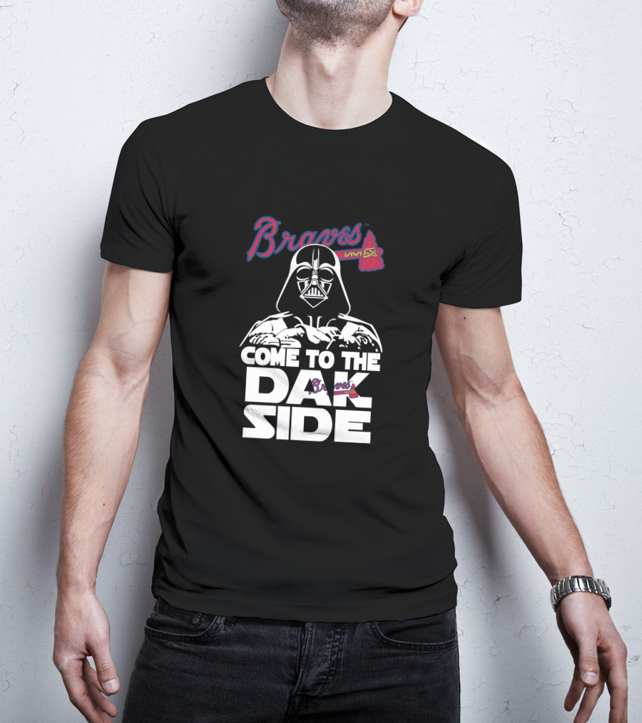 Braves Darth Vader Come To The Dark Side Fans T-Shirt