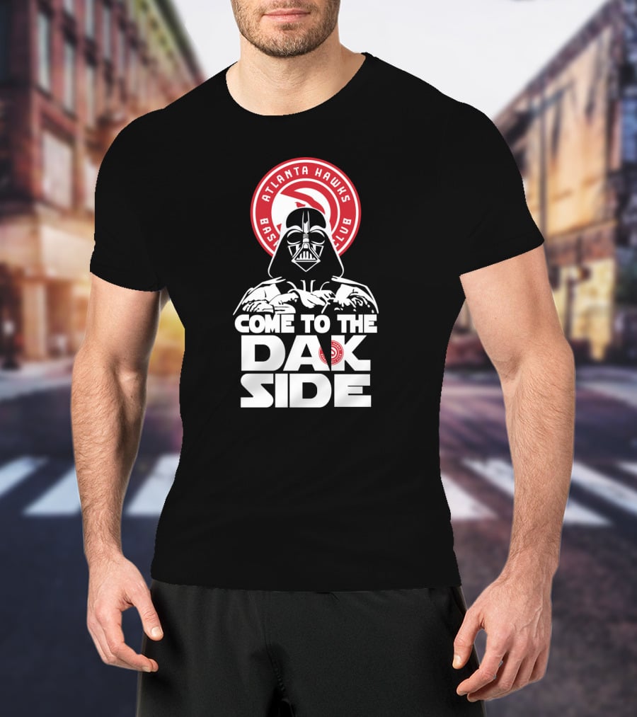 Darth Vader Come To The Dark Side Atlanta Hawks Fans T-Shirt