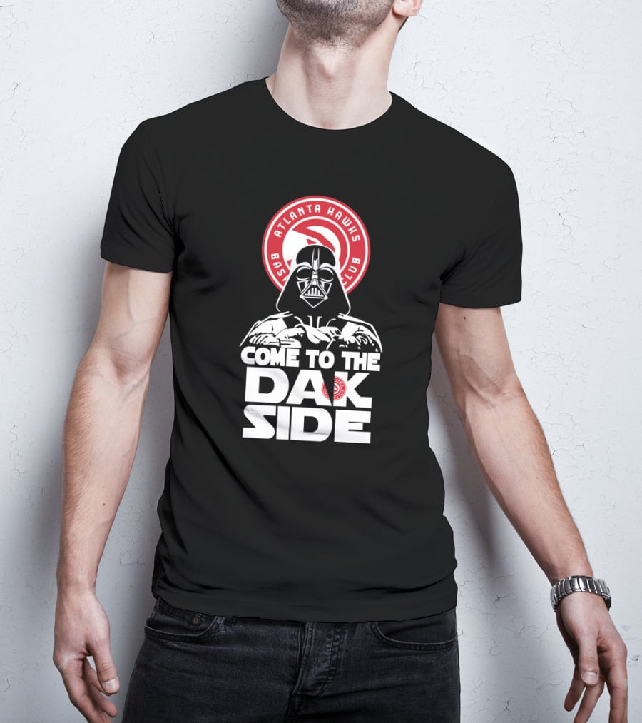 Darth Vader Come To The Dark Side Atlanta Hawks Fans T-Shirt