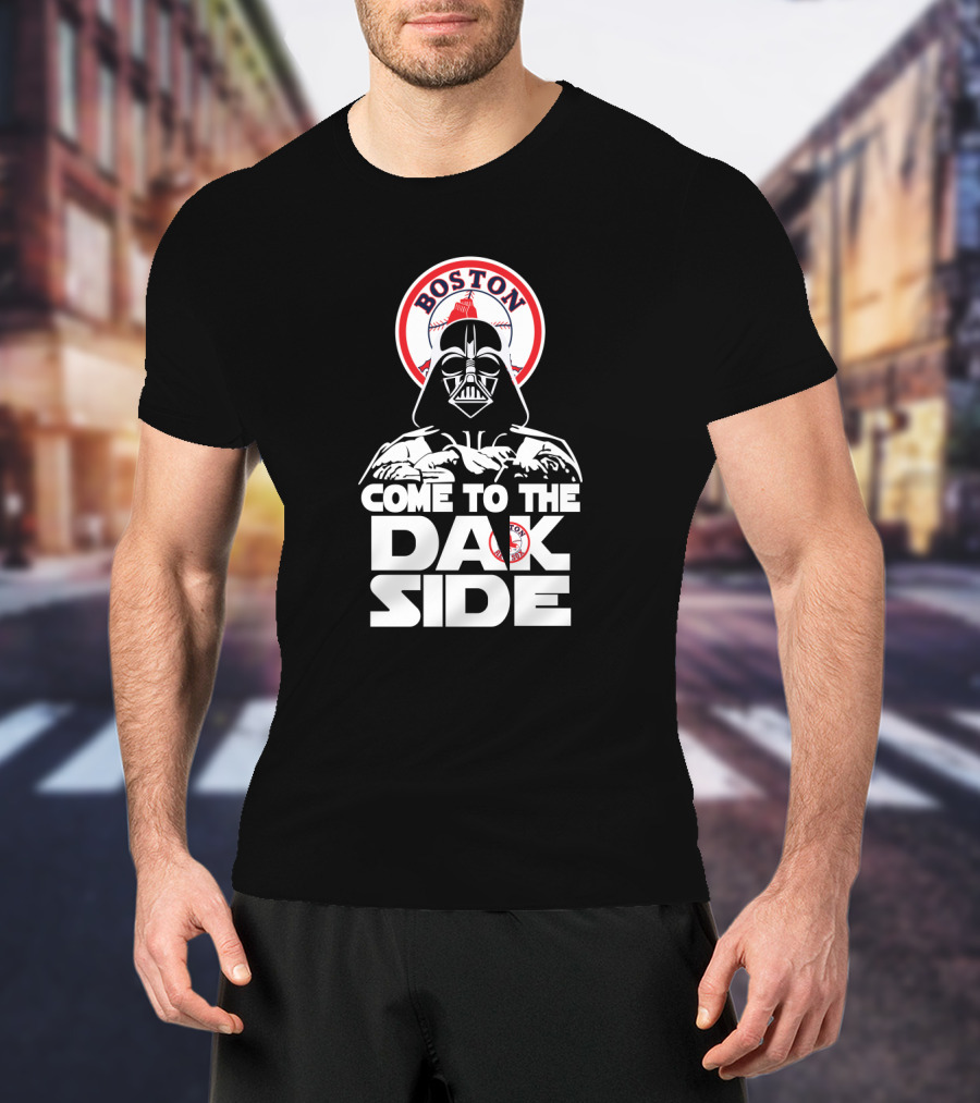 Boston Red Sox Darth Vader Come To The Dark Side T-Shirt