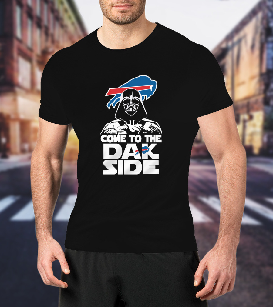 Come To The Dak Side Darth Vader Buffalo Bills Fans T-Shirt