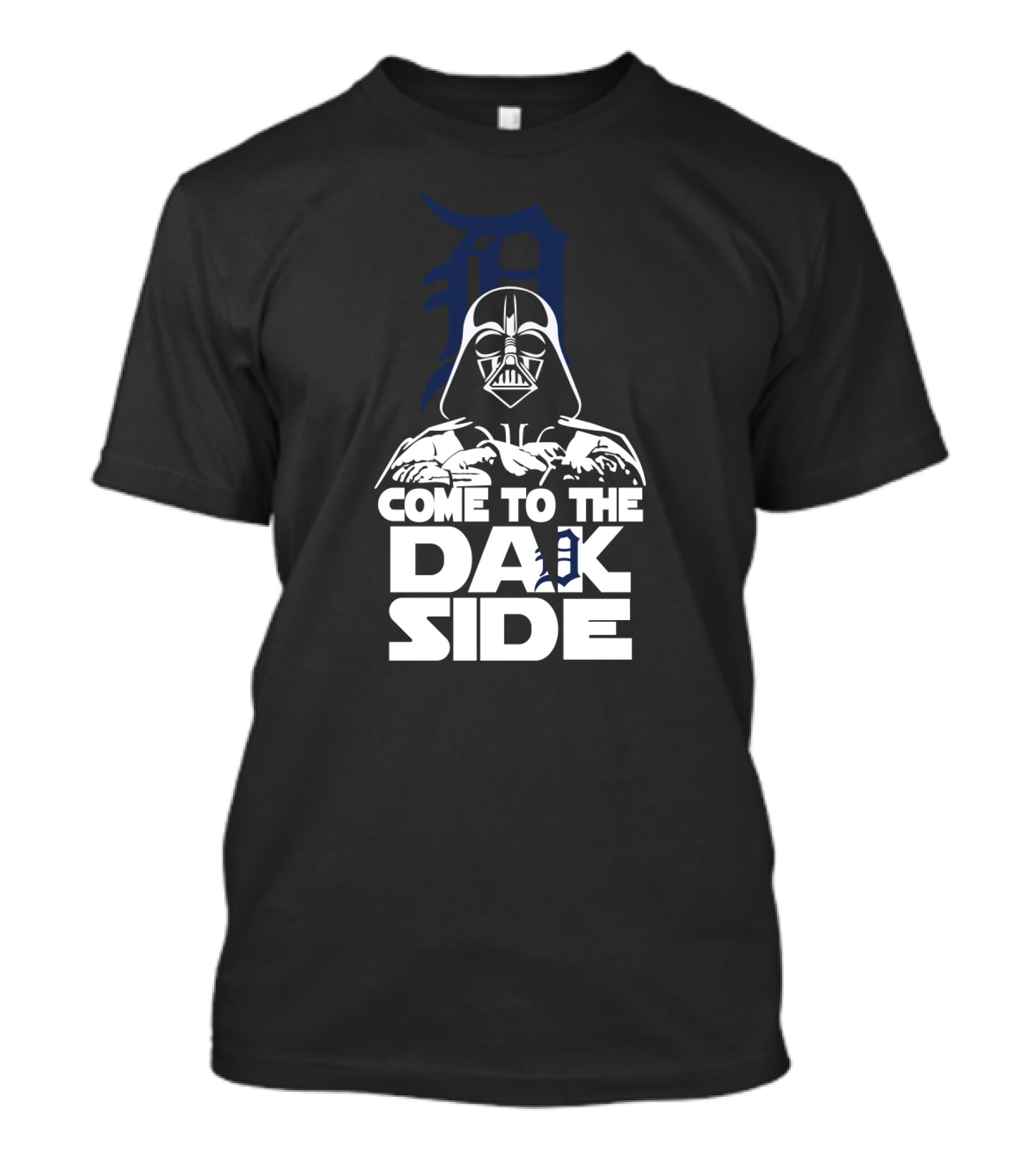 Come To The Dark Side Darth Vader Detroit Tigers T-Shirt