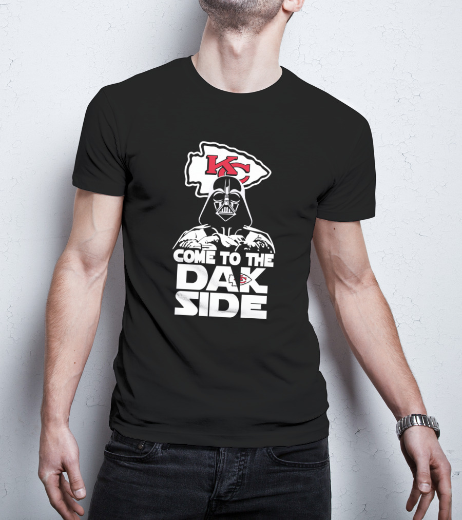 Come To The Kc Side Darth Vader Kansas City Chiefs T-Shirt