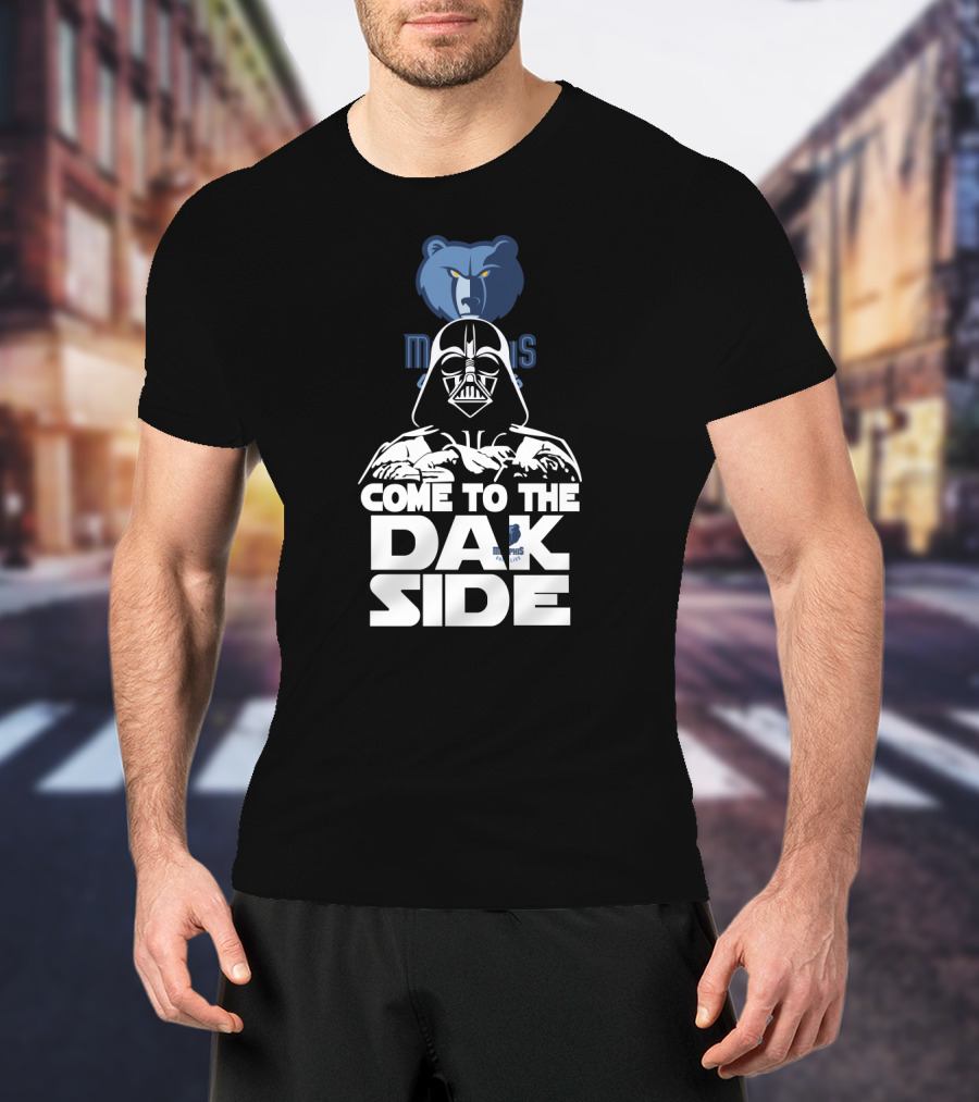 Come To The Dark Side Darth Vader Memphis Grizzlies T-Shirt