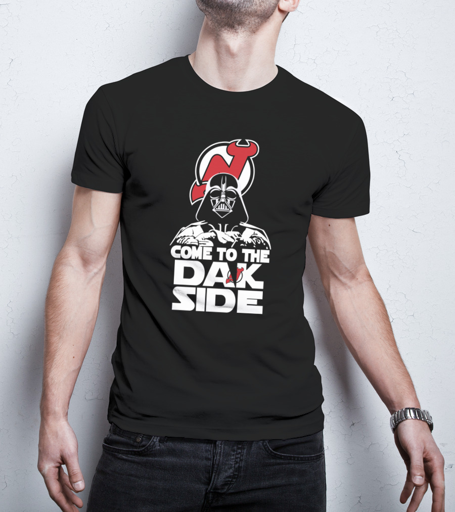 Come To The Dark Side Darth Vader New Jersey Devils Fans T-Shirt