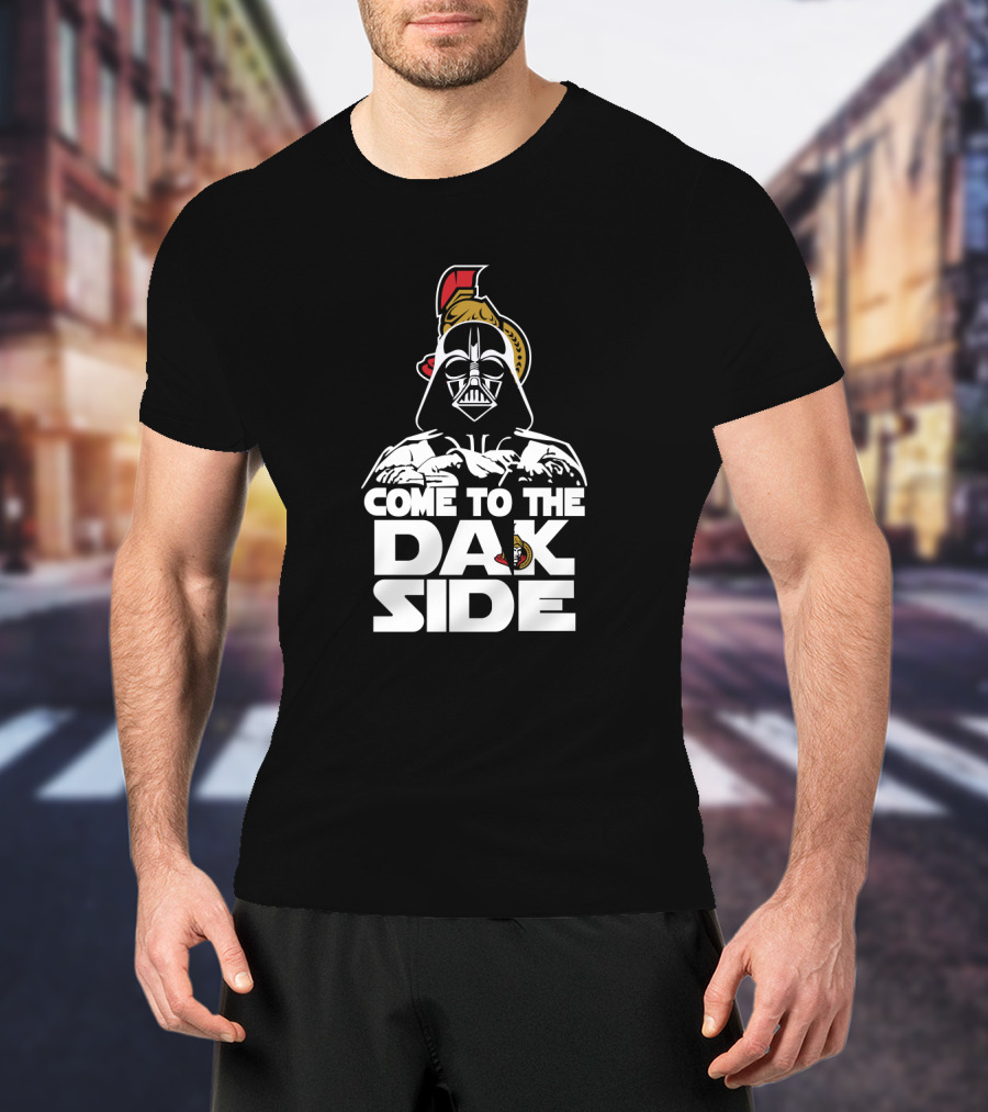 Darth Vader Come To The Dark Side Ottawa Senators Fans T-Shirt