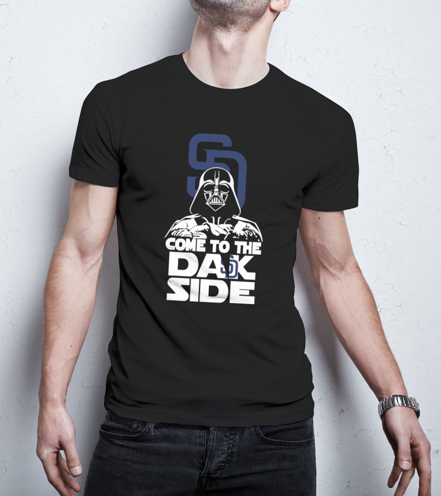 Darth Vader San Diego Padres Come To The Dark Side Crossover T-Shirt