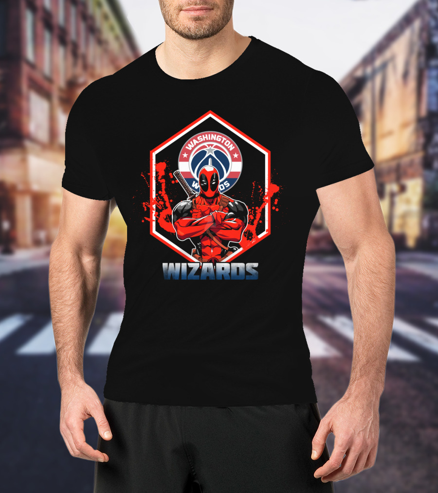 Deadpool Washington Wizards Crossover Fan T-Shirt