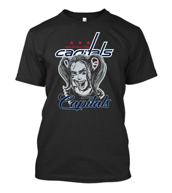 Washington Capitals Harley Quinn Fans T-Shirt