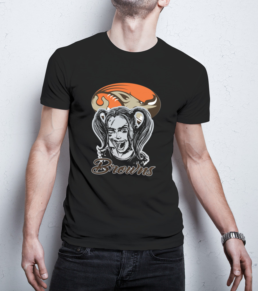 Harley Quinn Fans Cleveland Browns Browns T-Shirt